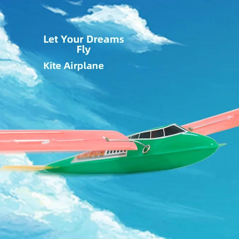 Nouveau jouet de cerf-volant en plastique PVC pour enfants Sports de plein air bricolage avion jouet approvisionnement direct transfrontalier origine de Taiwan fait à la main Crt