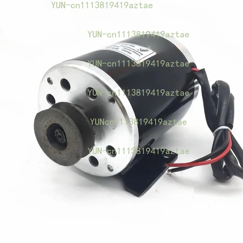 MY1020 DC Carbon Brush Motor 12‑48V 500‑1000W With Pulley Gear For DIY Power Tools