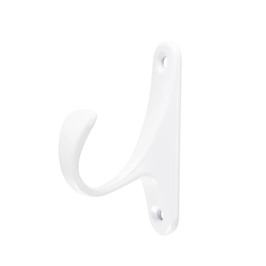 Decorative Curtain Drapery Holdback Wall Mounted Hook for Window White 72mm X 15mm X 43mm