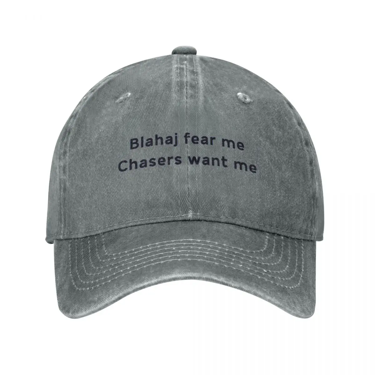 Blahaj Fear Me, Chasers Want Me Baseball Caps Fashion Denim Hats Outdoor Adjustable Casquette Hip Hop Baseball Cowboy Hat