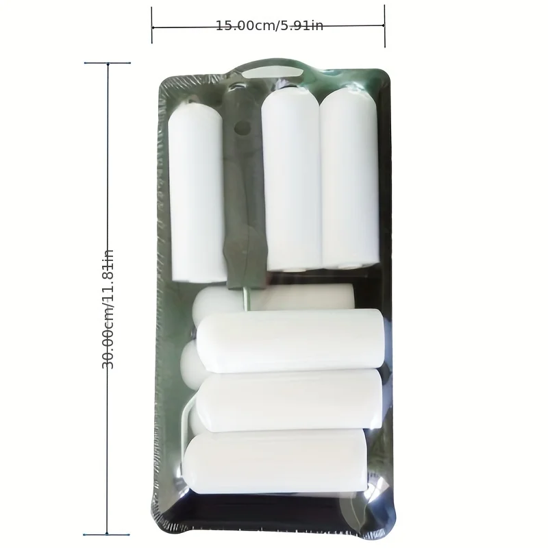 [DIY Paint Roller] DIY 4inch Paint Roller Set - Foam Cover Plastic