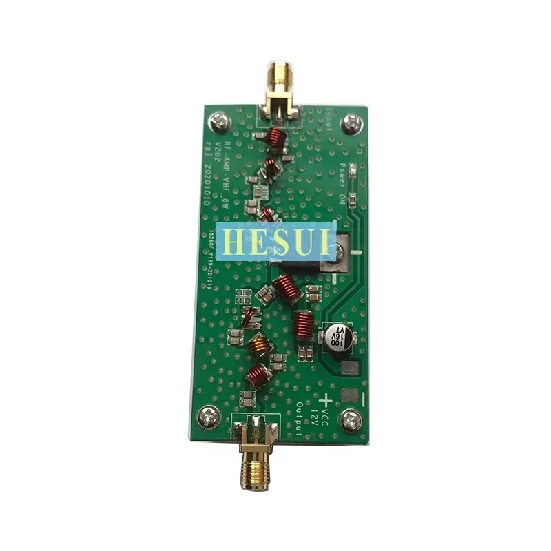 6W FM 88-108MHz 140-170MHz 12V digital power amplifier