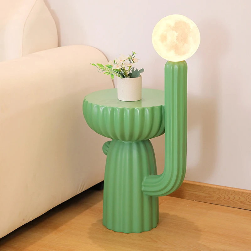 

Cactus Sculpture decor,Plant model statue,Cactus floor lamp ornament,Nordic Creative coffee table,Home decoration coffee table