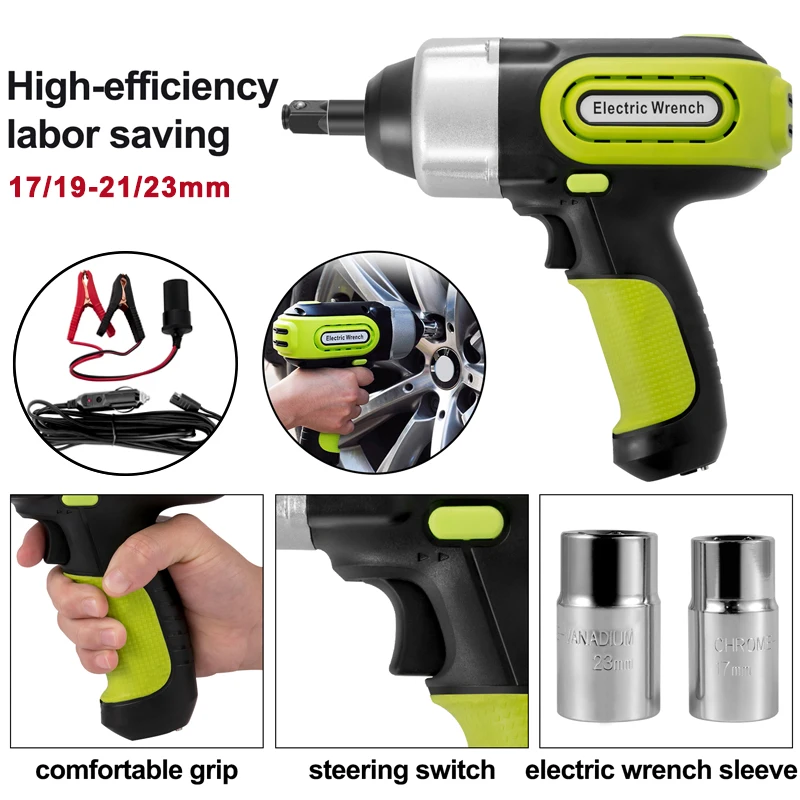 Electric Wrench Impact Driver Wrench Equipment 80W 420N Auto Motor Professional Tire Repair Tire Changing Car Vehicle RepairTool