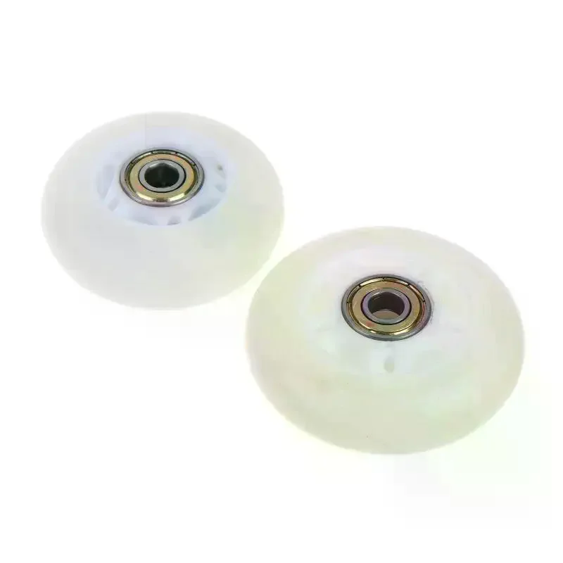 Practical 64/70/72MM Outdoor Inline Hockey Skate Wheels High Elasticity With Bearing Wheels For Skates Roller Skates Luggage