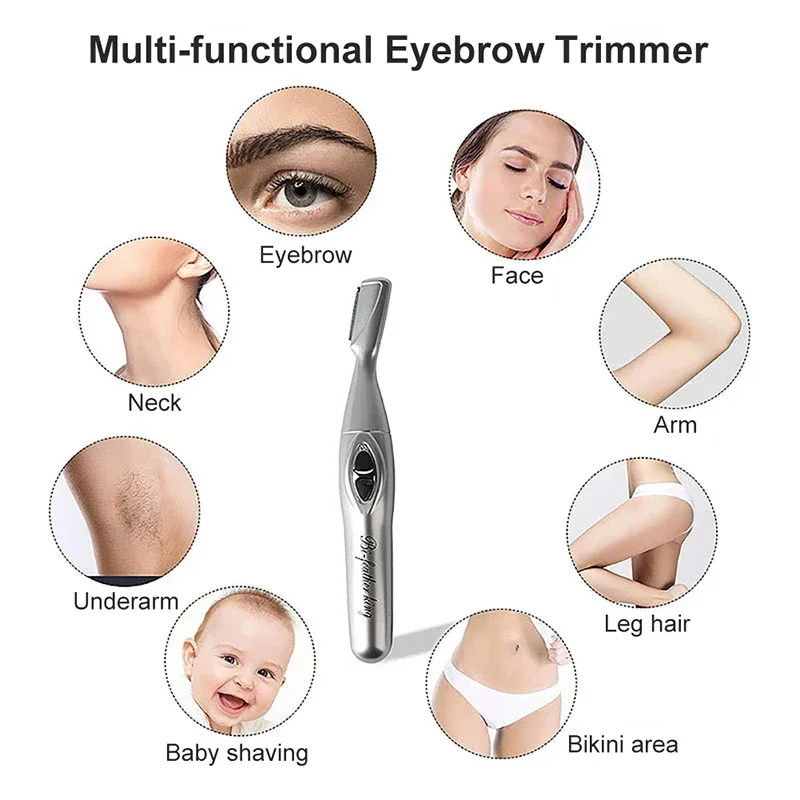 Tondeuse EyeblogugTrimmer électrique portable pour hommes et femmes, tondeuse automatique, épilation, outil de beauté intérieur Mayor