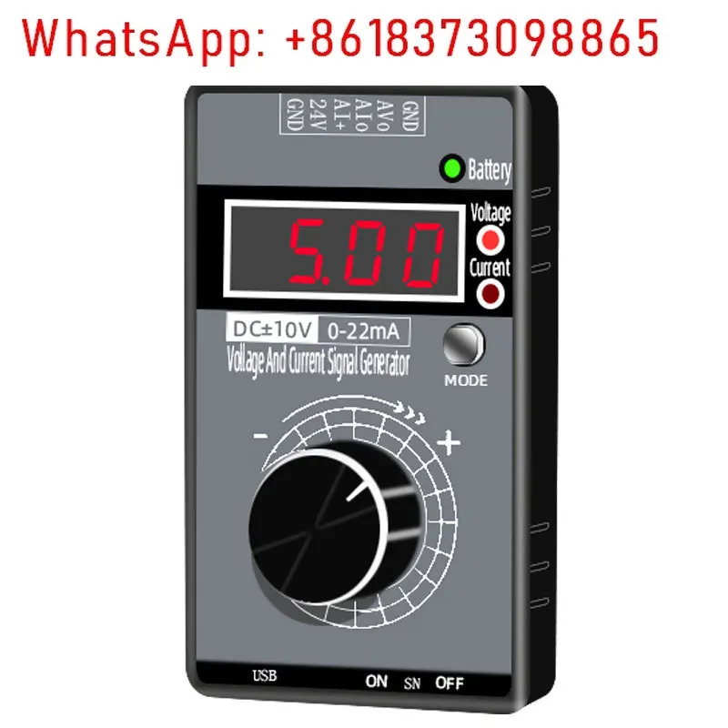 

Handheld 4-20MA signal generator 0-10V/0-20MA/0-5V/0-3.3 V valve debugging high precision