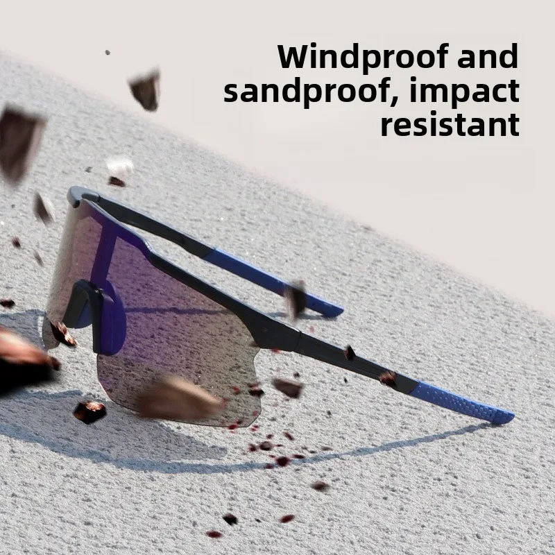 

Спортивные солнцезащитные очки большого размера для мужчин, велосипедные очки с зеркальными линзами, ветрозащитные очки для активного отдыха, модные очки с защитой от ультрафиолета для езды на велосипеде и пеших прогулок