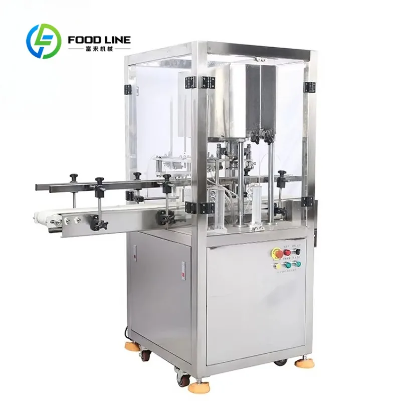 Customized Automatic Multi-Caliber Can Sealing Machine Easy to Use Electric Packaging for Beverage Bottles Production Line