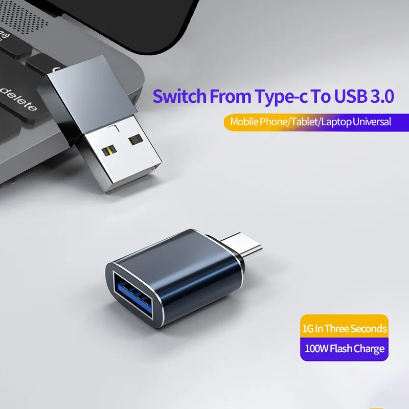 USB To Type C OTG Adapter USB C Female to USB 3.0 Male Converter C to Micro Connector Adapter for Samsung Xiaomi Huawei iPhone