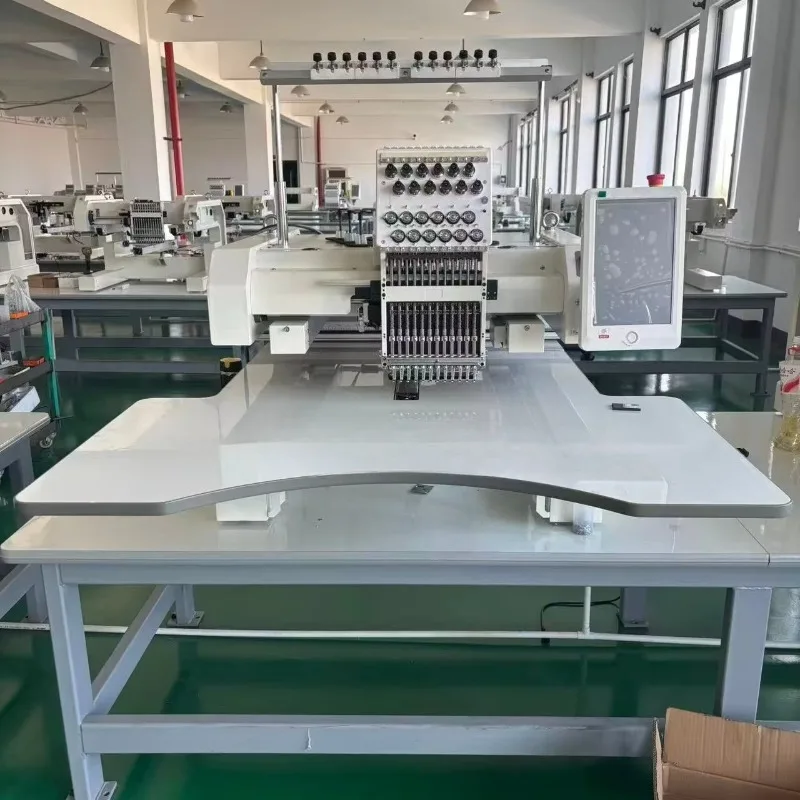 Computerized Cap Embroidery Machine Automatic Multi Needle Sewing Embroidery Equipment For Textile Workshop