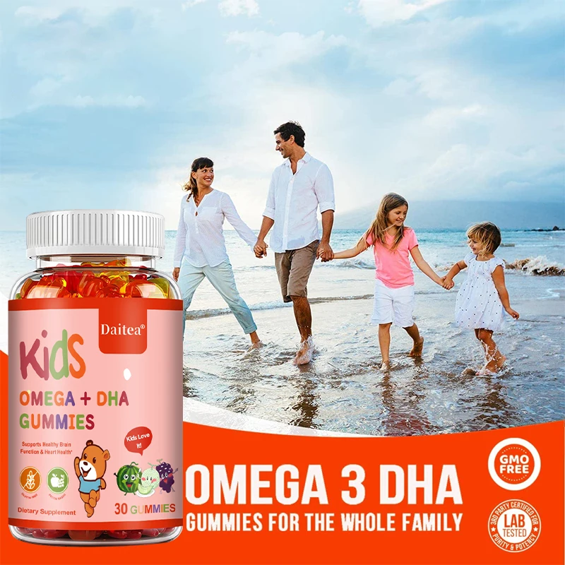 Children's Gummies - Nourish The Brain, Improve Concentration, Support Brain, Joints, Heart, Eyes and Immune System Supplement - Image 4