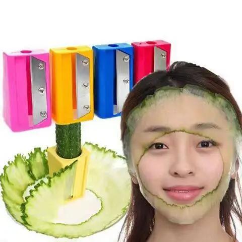 Ultra-Thin Cucumber Slicer Beauty Tool Face Mask Roller Knife Body Shaping Peeler Manual Work Full Body Use Non-Waterproof