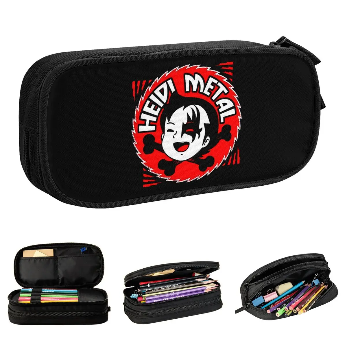 

Металлические пеналы Heidi Metal Funny Heidi A Girl Of The Alps, ретро-пеналы для девочек и мальчиков, сумка для ручек, школьные подарки, канцелярские принадлежности