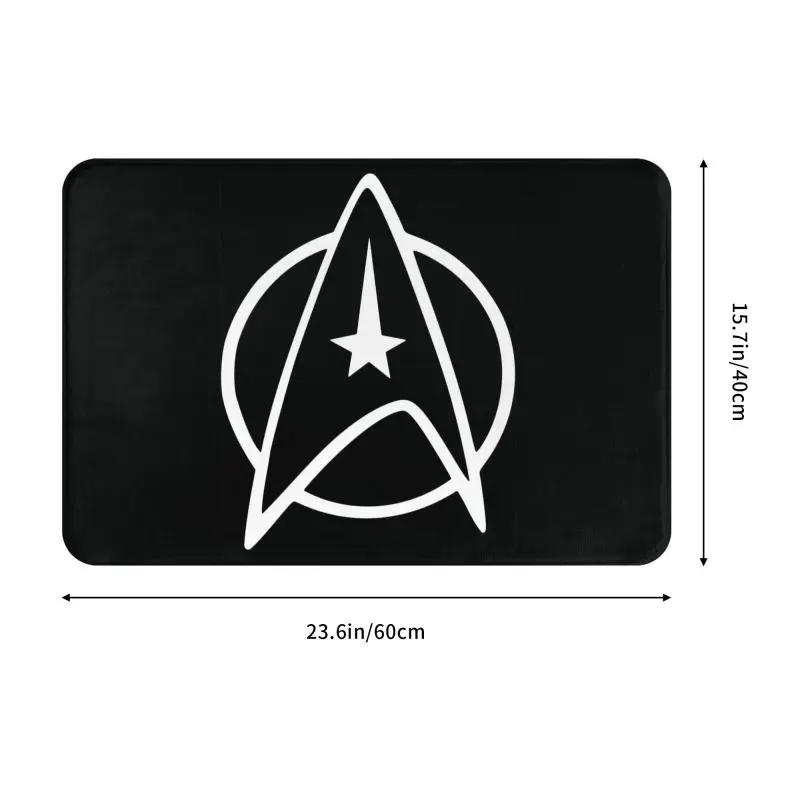 Star Treks Bodentür Badezimmer Küchenmatten Anti-Rutsch Outdoor Science Fiction TV-Serie Fußmatte Garage Eingang Teppich Teppich