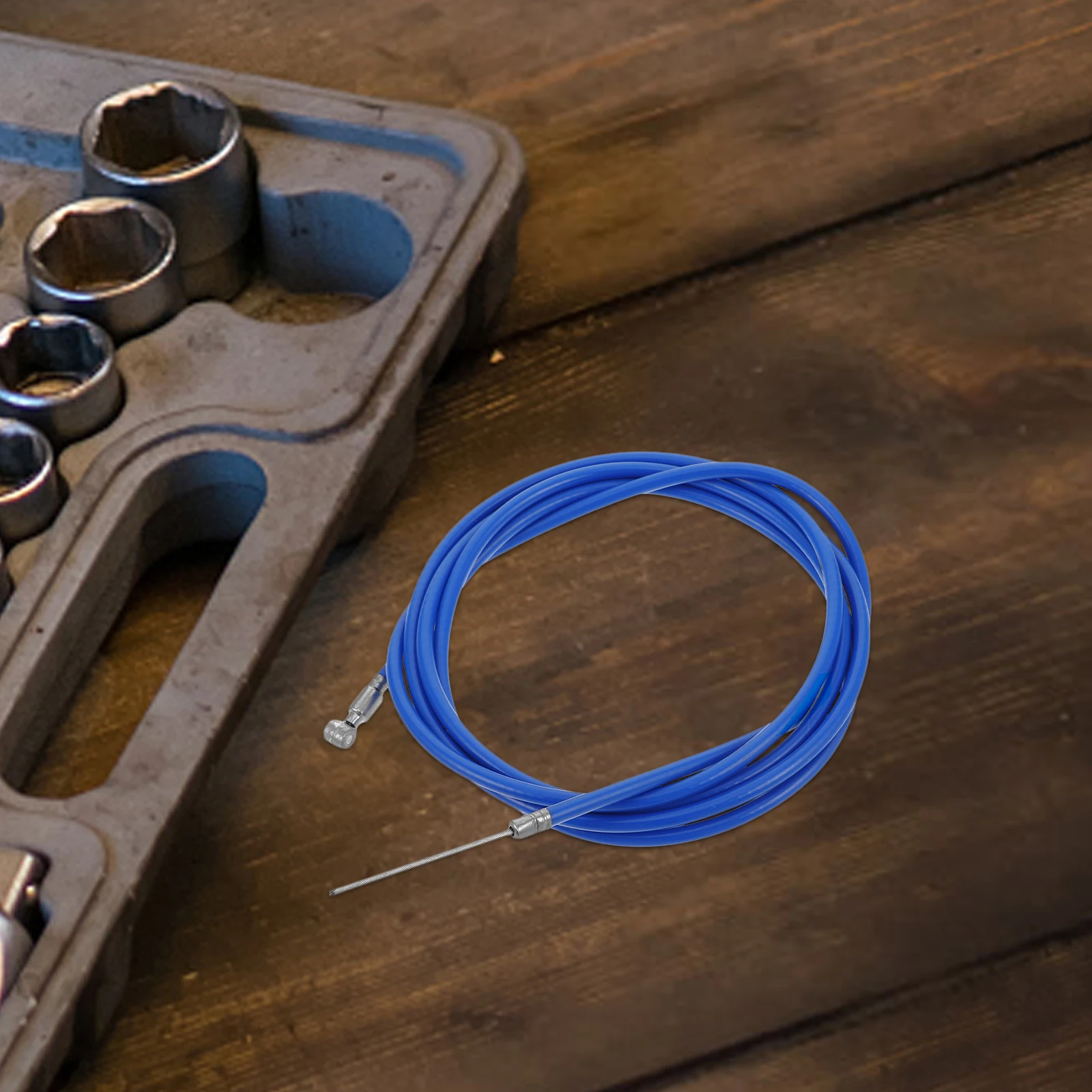 Blue Cable For Electric Scooter Front Rear Line Replacement Quick Braking Upgrade Compatible With Mountain Scooter Brake Wires