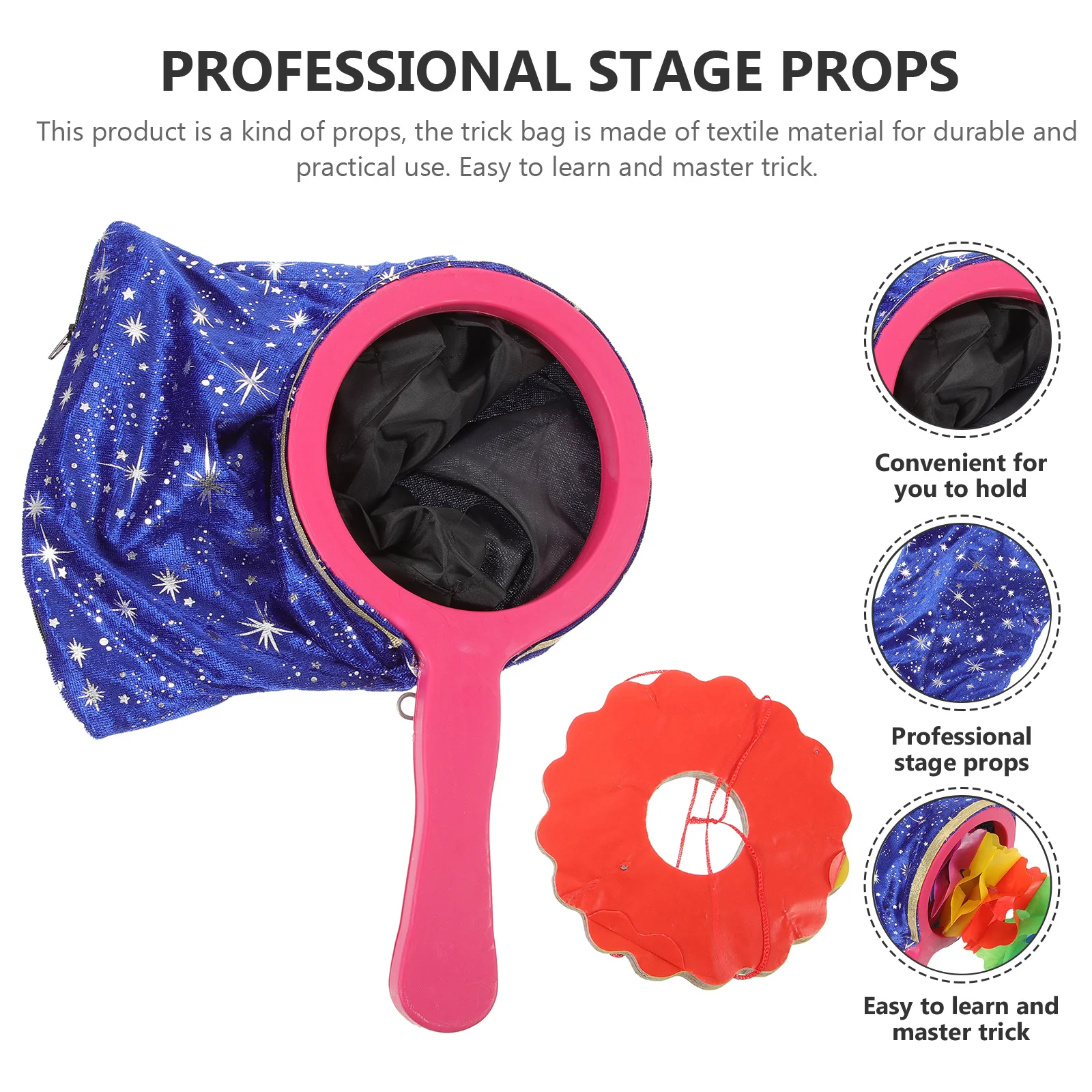 กระเป๋าใส่ของเล่นมายากล 2 ชิ้น วัสดุพรีเมียม อุปกรณ์ประกอบการแสดงบนเวที สำหรับการแสดงมืออาชีพ เหมาะสำหรับงานเทศกาล อุปกรณ์เสริมสำหรับการแสดงมายากล