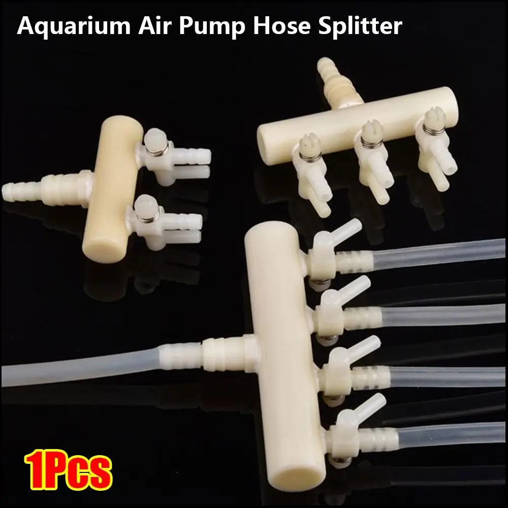 1Pcs 2/3/4/5/6Way Aquarium Air Pump Hose Splitter Independent Control Switch Multi Way Distributor Fish Tank Aeration Tube