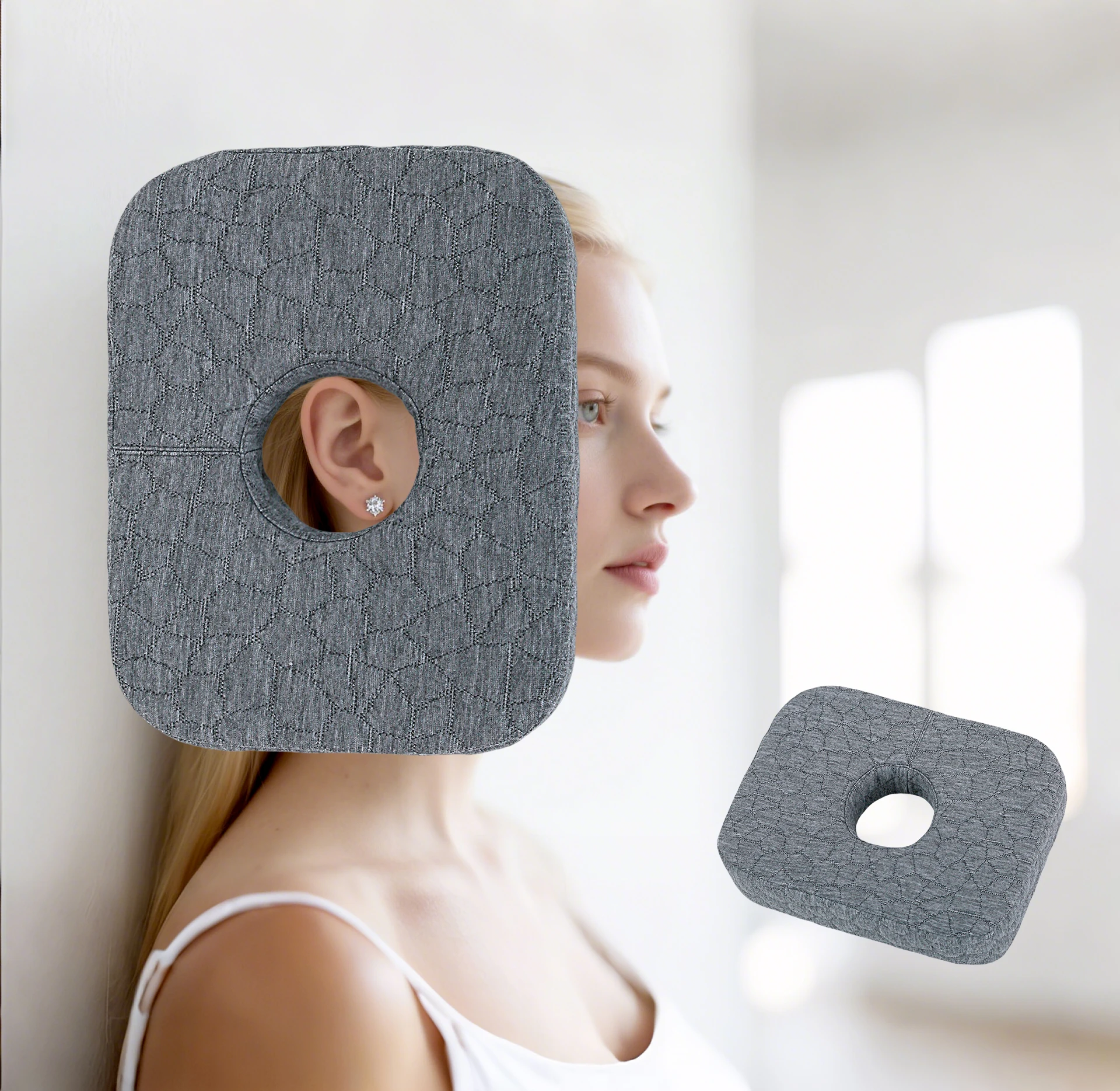 Ear Pillow Pain Ear Inflammation Hole Sleeping Pillow Ear Guard Pillow
