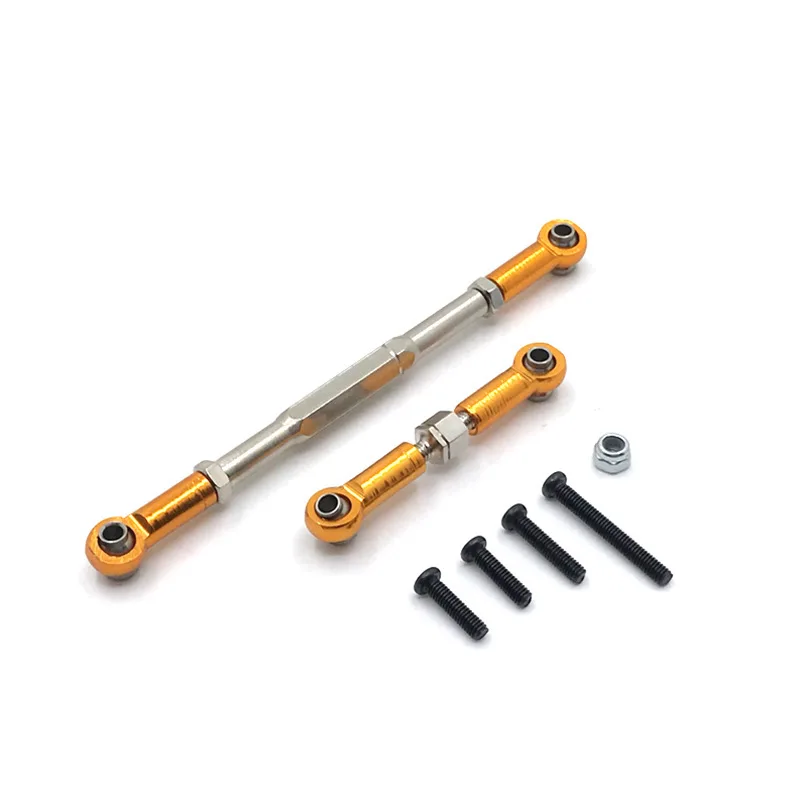 Metal Steering Servo Linkage Rod Upgrade Parts For Henglong WPL Feiyu JJRC 1/16 RC Car