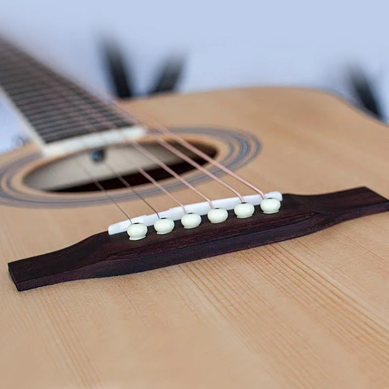 HUATOOL Folk Acoustic Guitar Left Handed Nut Saddle  Model Guitar Replacement Accessories