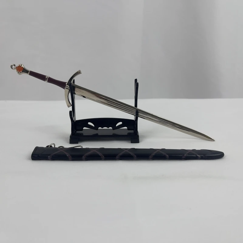 Game of Thrones Sword of the Morning Zwaard Speelgoedmodel - 22 cm (8,66 inch) Zinklegering - Onscherp Lemmet met Schede - Perfect voor GOT Fans, Actiefiguur Wapen Accessoire, Verzamelobject