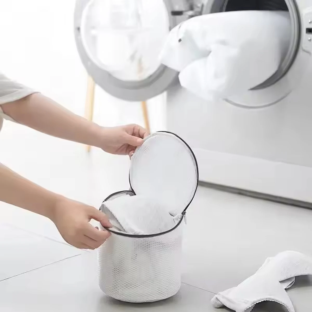 1/2/3 قطعة-أكياس الغسيل الطباعة غرامة شبكة الملابس الرعاية وحقيبة غسيل مجموعة كبيرة شبكة الصدرية غسل الملابس صافي حقيبة