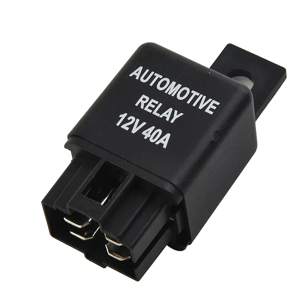 

12V 40A Car Automotive Van Boat Bike 4 Pin SPST Alarm Relay For Remote Starts HID Headlights Doors Trunk Releases S