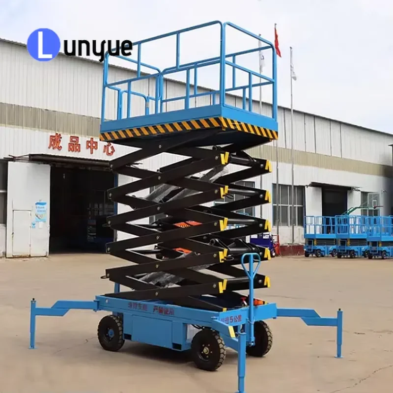 Wall Mounted Triphasic Electric Hydraulic Cargo Elevator Industrial Warehouse Goods Lift Heavy Duty Freight Hoist for Factory