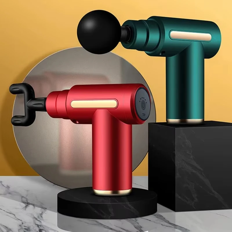 

Мини-портативный массажный пистолет для фасции, вибрационный массажер для тела, массажер для мышечной шеи, спины, глубоких мышц, массажер