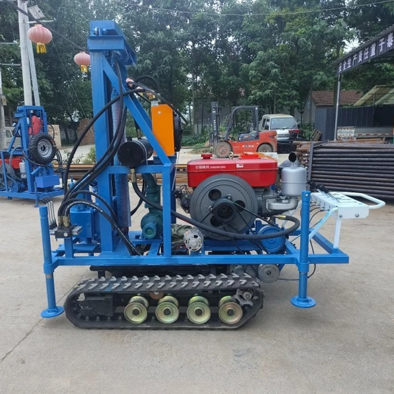 

Mini Diesel Water Well Drilling Rig 100 Meter Percussion Drilling Rig Good Price Water Well Rig Drilling Machine for Mexico
