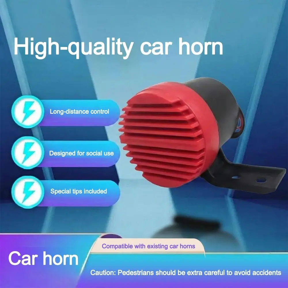 Universal Car Horn Dog Barking Sound 12V-80V Shockproof Motorcycle Reversing Horn Waterproof Reversing Warning Sound