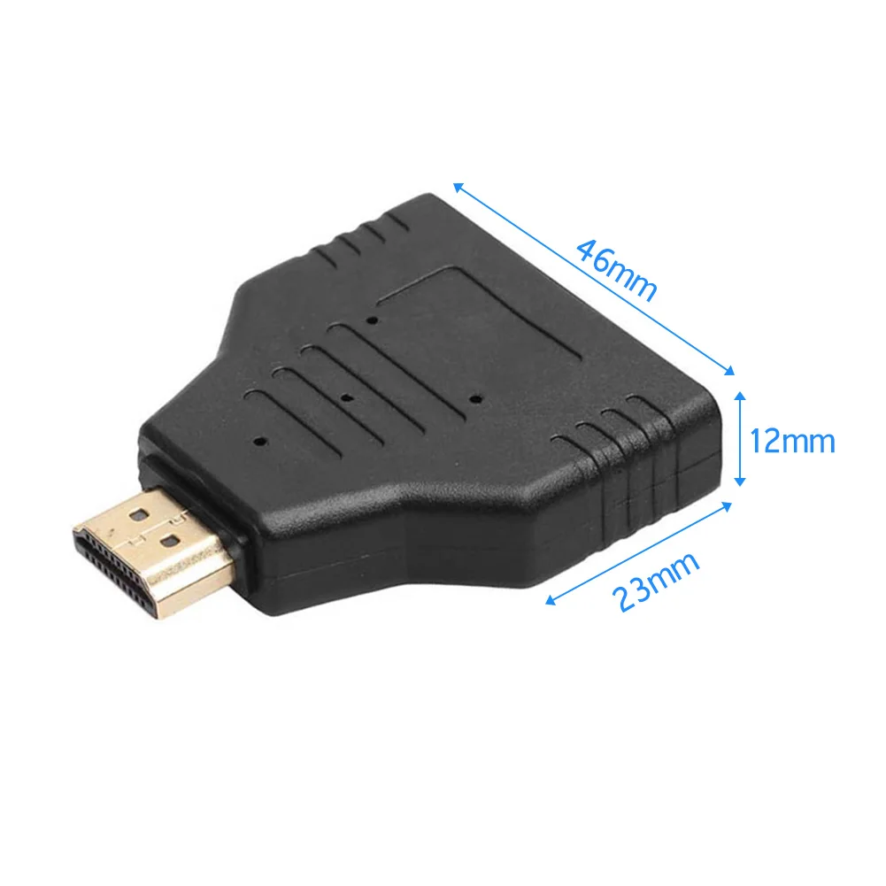 1 Input 2 Output 1080P  Splitter Adapter Converter for PS4 Xbox HDTV Projector PS4  Xbox HDTV  Projector Accessories