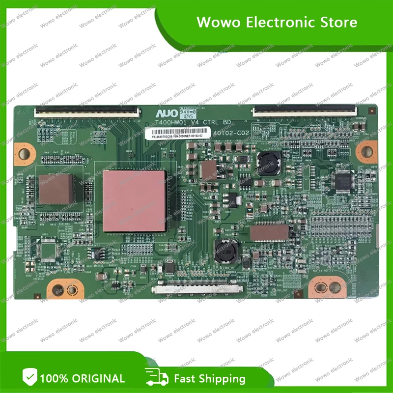 Tcon Board T400HW01 V4 CTRL BD 40T02-C02 For SONY KDL 40V4100 Logic Board For 40 Inch TV Replacement Board T400HW01 V4 40T02 C02