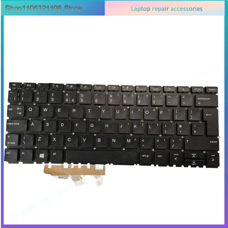 Teclado del Reino Unido para HP ProBook 430 G6 435 G6 430 G7 435 G7 sin retroiluminación