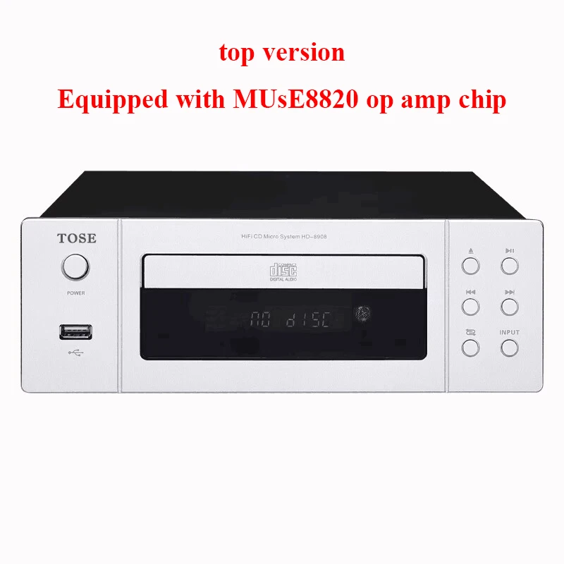 Nobsound Professioneller Enthusiasten-CD-Player, kabelloser Bluetooth-Heim-HIFI-Audio-Player, verlustfreie Dekodierung, CD-Player mit Fernbedienung 6