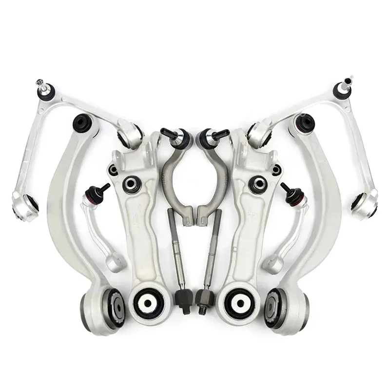

12PCS Auto suspension parts Control Arm Ball Joint Stabilizer Link Tie Rod Kits For Jaguar XF X250 XJ 2009 X350 XK X150 parts
