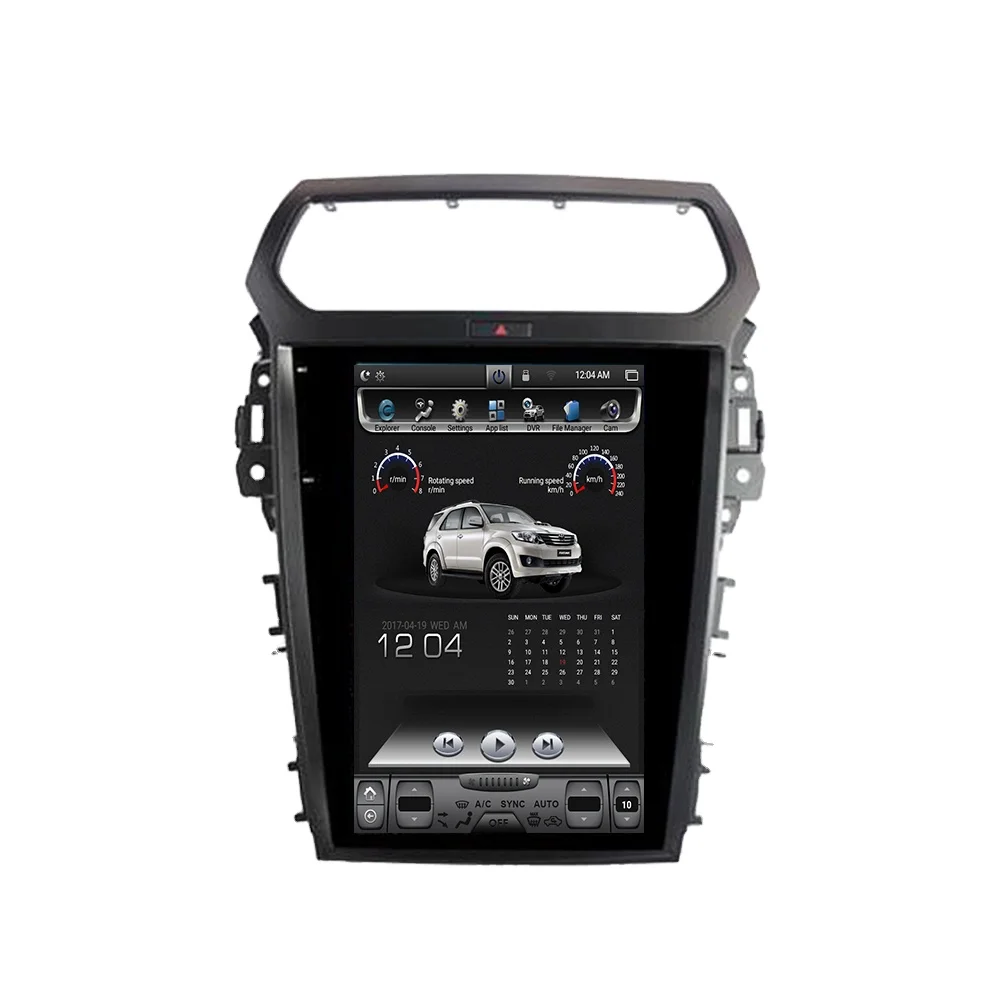

Tesla Touch Screen Android Car Multimedia Player Car Audio Radio For 2011- 2018 Ford Explorer