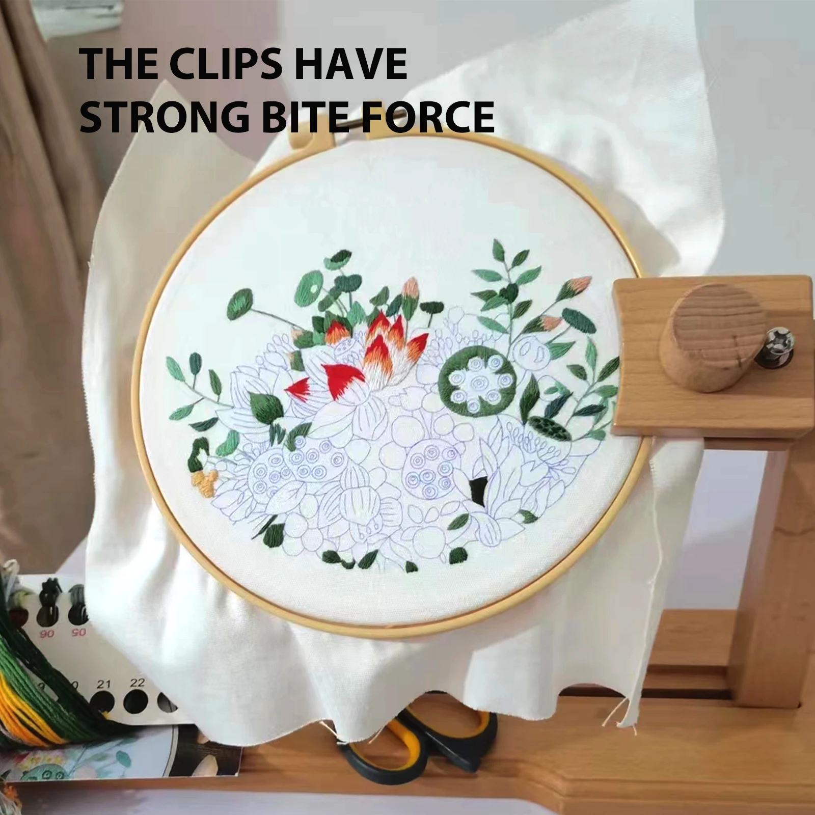 

1pc 40Cm Bamboo Embroidery Hoop Frame Diy Sewing Ring Tool For Cross Stitch Quilting Wall Decoration Beginner Gift Kit