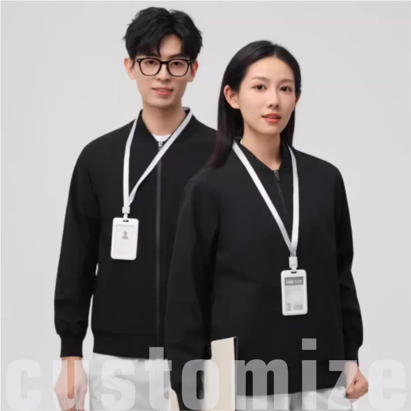 Men Jacket Long Sleeve Baseball Jackets Mens Windbreaker Zipper Windbreaker Jacket Male Outwear Clothing Customized Printed Text