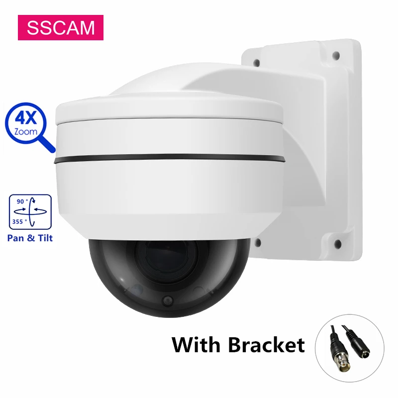 

5MP Dome AHD CCTV Camera Waterproof 4xZoom Pan Tilt Home Security Surveillance 4 IN 1 Analog Surveillance Camera with RS 485