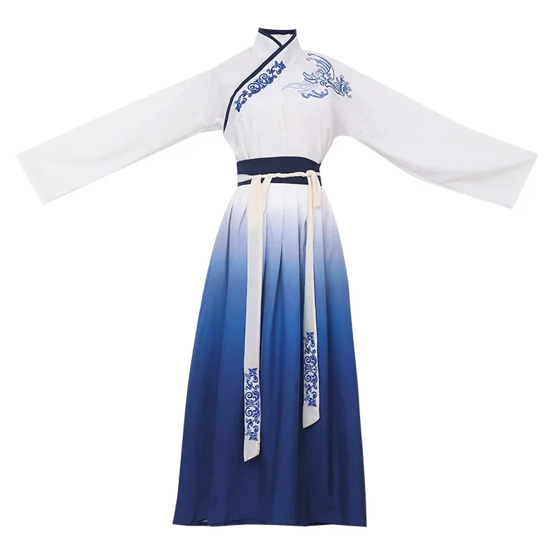 남성용 한푸 로브, 중국 전통 코스튬, 코스프레 파티 복장, 빈티지 자수 한푸 세트, 중국 전통 한푸 원피스