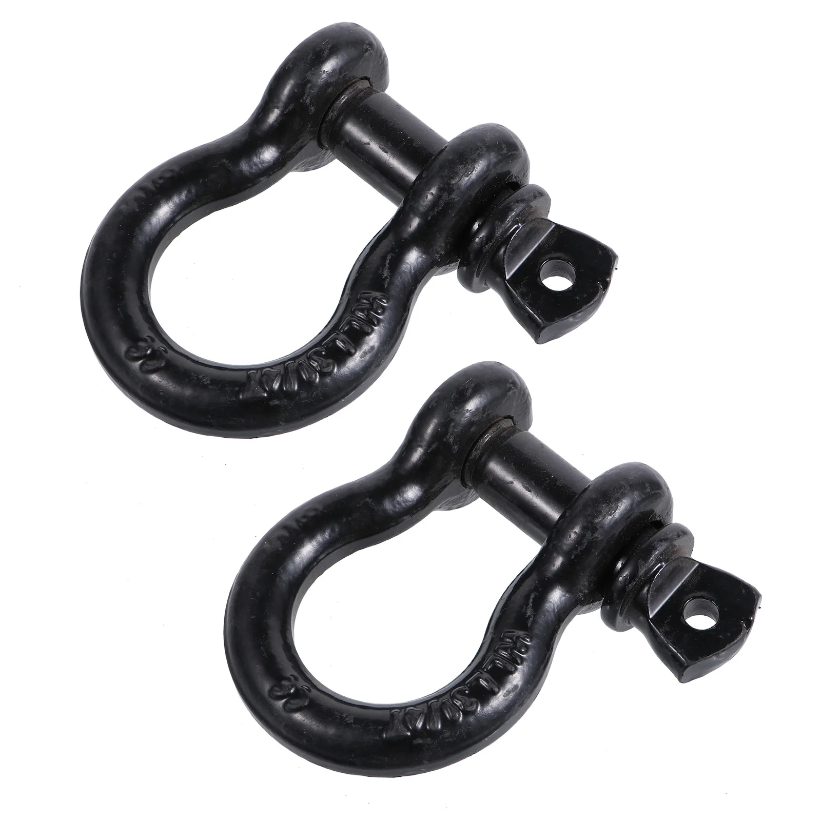 2 Pcs Shackle Anchor Clevis Shackles Rigging Stainless Towing D- Rings Off-Road D-Rings