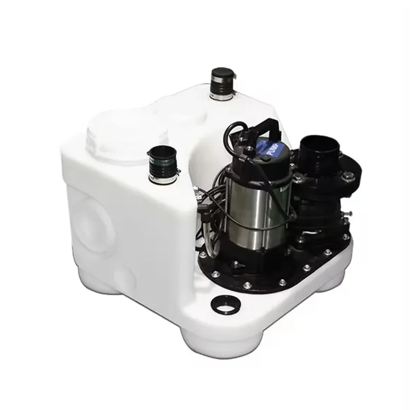 220V Sewage Lift Pump Low Noise OEM Sewage Pump Easy Installing Grinder Pump for Basements