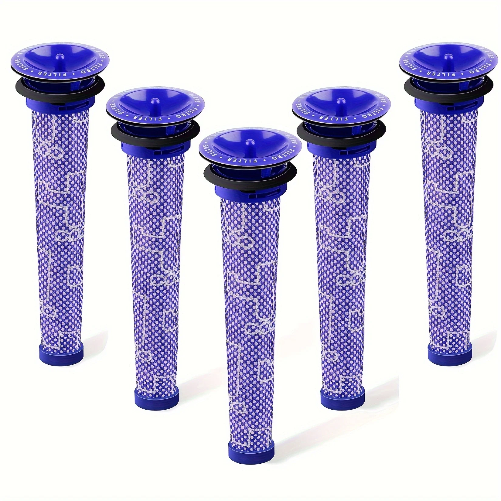 5 عبوات من فلاتر المكنسة اللاسلكية Animal V6/V7/V8 & Dc58/59 - متوافقة مع الجزء #   965661-01، يعزز الشفط للتنظيف الإجمالي