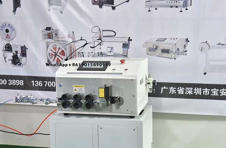 Factory Direct Sale  Automatic Computer 25mm2 Hard Wire 2D Bending Machine with Cable Cutting Stripping Functions