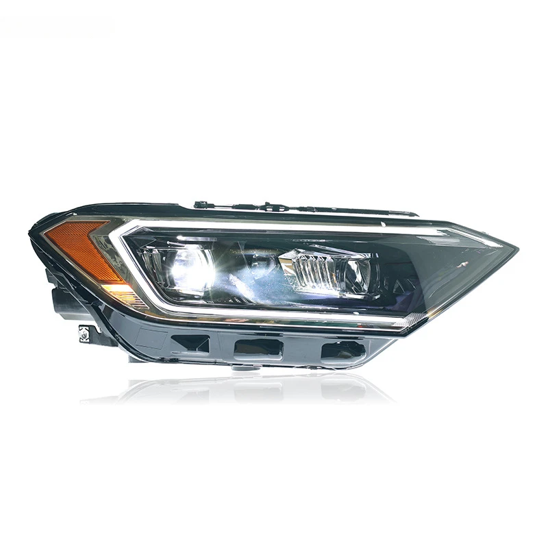 Car Styling for VW Jetta Sagitar Headlights 2019-23 Jetta MK7 DRL LED Bi Xenon Bulb Assembly upgrade Dynamic Signal Accessories