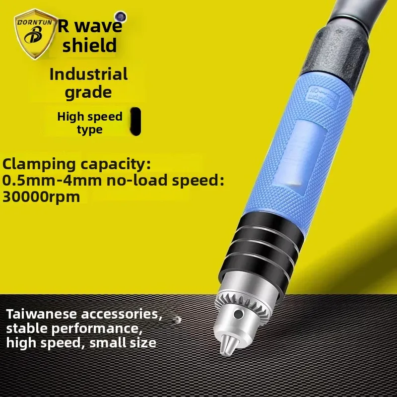Wave Shield Clamp-On Type Air Grinding Pen 0.5-4mm Clamp-On Grinding Pen Pneumatic Grinding Pen Fine Grinding Bd-7248