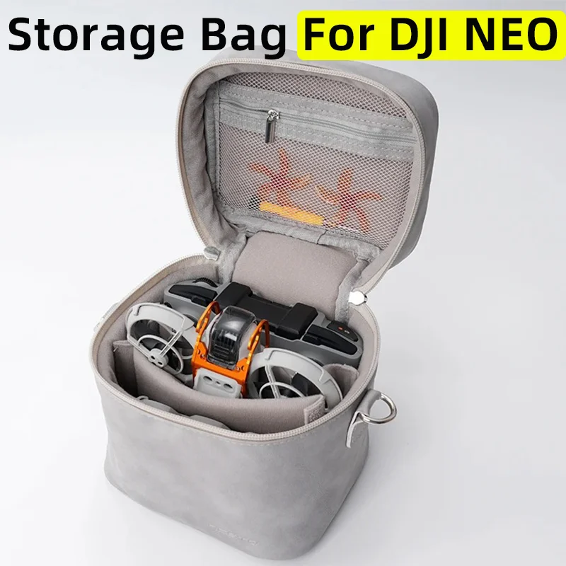 For DJI NEO Drone Storage Bag Portable Bucket Handheld Single Shoulder Case RC-N3 Remote & Battery Propeller Storage Accessories