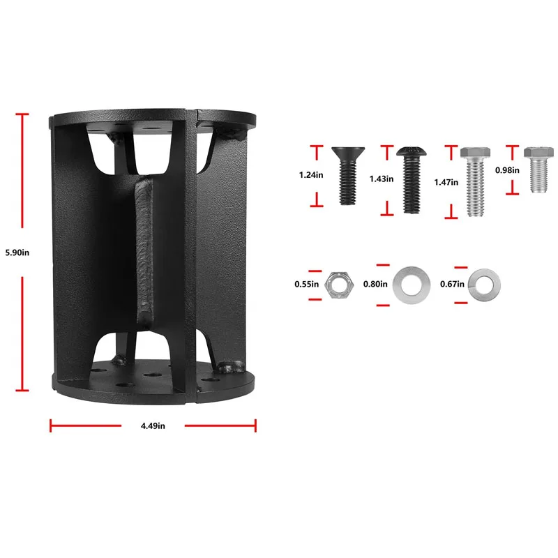 NONY 6”Air Lift 52460 Universal Air Spring Spacers Suspension Air Bag Spacer Compatible with Air Lift's Load Lifter 5000/7500 XL